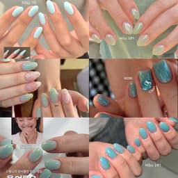 Sơn Gel Pastel Xanh Mint Sữa, Xanh Ngọc, Xanh Matcha Sữa – Mã 19, M287, M288, M289, M291 1