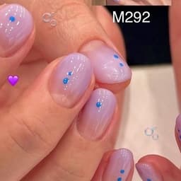 Sơn Gel Pastel Trắng Sữa, Hồng Tím, Xanh Tím, Vàng Bơ – Mã 261, M292, M293, M294 6