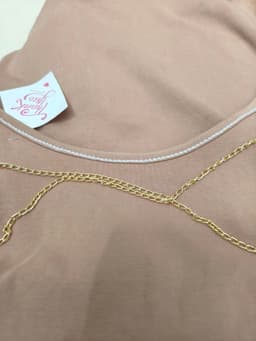 [2hand] Đầm thun tay dài màu cam đất xích chéo sau lưng size S M 4
