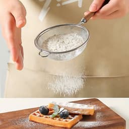 Rây lọc inox cán gỗ. Rây bột, matcha cán gỗ cỡ nhỏ - Majehome 4