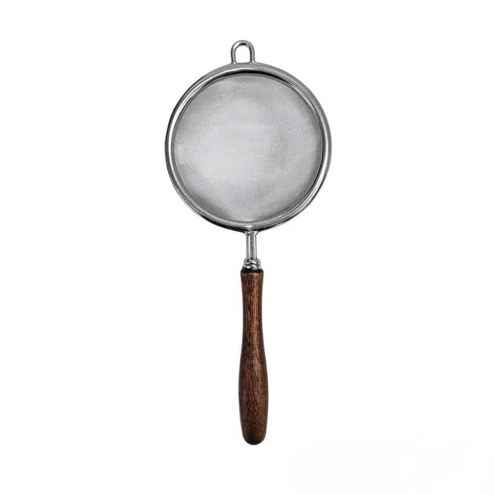 Rây lọc inox cán gỗ. Rây bột, matcha cán gỗ cỡ nhỏ - Majehome