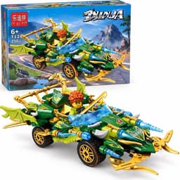 Bộ đồ chơi lắp ráp ninja go 252 chi tiết , xếp hình cho bé trai,có khay đựng , phát triển tư duy 2