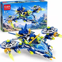 Bộ đồ chơi lắp ráp ninja go 252 chi tiết , xếp hình cho bé trai,có khay đựng , phát triển tư duy 1