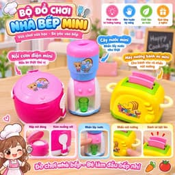 ( Túi ) Đồ chơi nấu ăn mini cho bé gái , đồ chơi nhập vai chủ đề nấu ẳn 4
