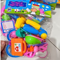 ( Túi ) Đồ chơi bác sĩ heo nha sĩ cho bé , đồ chơi nhập vai ,hàng việt 1