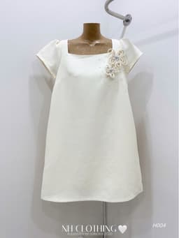 <Đầm bầu Quynhanhhouse> (NH CLOTHING) Váy tuyết mưa đính hoa H004 sm 8