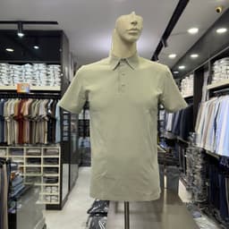 Áo polo nam Owen màu xanh tím than regular fit APV261555 6