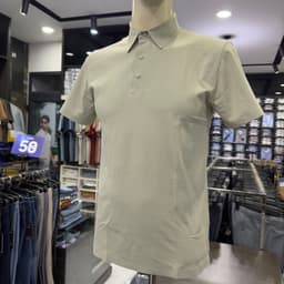 Áo polo nam Owen màu xanh tím than regular fit APV261555 5