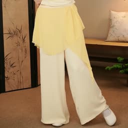(Hàng sẵn) Quần Múa Cổ Trang Đương Đại Jazz cổ phong - Quần Dài Nữ Ống Rộng - Quần múa trung hoa biểu diễn 1