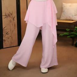 (Hàng sẵn) Quần Múa Cổ Trang Đương Đại Jazz cổ phong - Quần Dài Nữ Ống Rộng - Quần múa trung hoa biểu diễn 2
