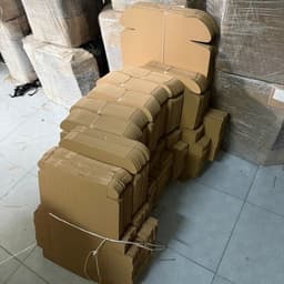 40 Hộp carton gói hàng 25x25x25cm ,25x15x15 dày 3 lớp loại 1, hộp giấy đóng gói chịu lực 5