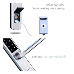Khóa điện tử vân tay thông minh 2 chiều 2 mặt cho cửa nhôm Xingfa A210, điều khiển qua APP TTLOCK. 3