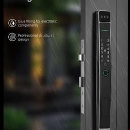 Khóa điện tử Nhận Diện Khuôn Mặt Face ID Vân Tay D20 D30 cho Cửa Nhôm Xingfa, App TTLOCK chống nước pin sạc lithium 3