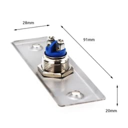 Nút nhấn Exit Inox 304 siêu nhạy sử dụng cho việc kiểm soát mở cửa ra vào mặt hình vuông , chũ nhật , nút exit nhự 5