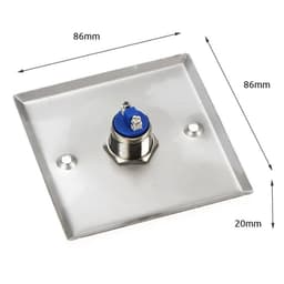 Nút nhấn Exit Inox 304 siêu nhạy sử dụng cho việc kiểm soát mở cửa ra vào mặt hình vuông , chũ nhật , nút exit nhự 4