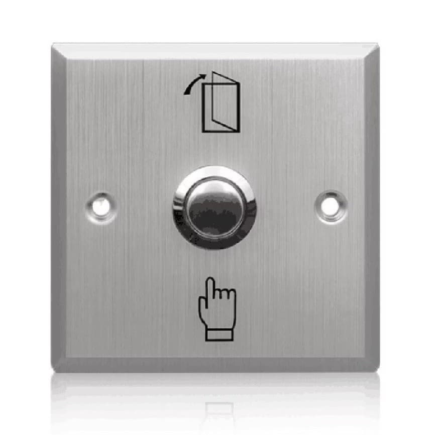 Nút nhấn Exit Inox 304 siêu nhạy sử dụng cho việc kiểm soát mở cửa ra vào mặt hình vuông , chũ nhật , nút exit nhự