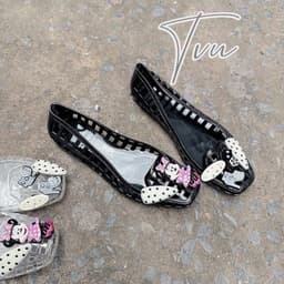 Giày Bệt Nhựa Lưới Mềm Dẻo - Nhẹ Êm Không Đau Chân - Kèm Tick Xinh 2