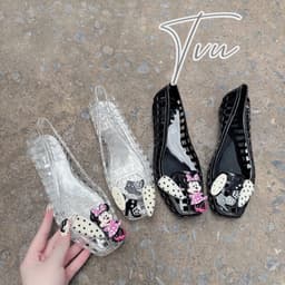 Giày Bệt Nhựa Lưới Mềm Dẻo - Nhẹ Êm Không Đau Chân - Kèm Tick Xinh 3