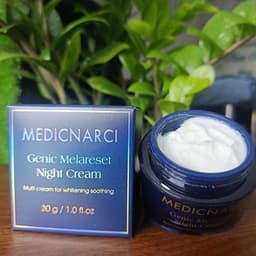 MEDICNARCI GENIC MELARESET NIGHT CREAM|DƯỠNG TRẮNG, MỜ ĐỐM NÂU&PHỤC HỒI DA 30gr 2