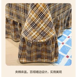 Bộ vỏ chăn,ga gối trần phủ bèo 4 món xinh xắn,vải nỉ nhung sữa mềm mịn chống tĩnh điện,vỏ chăn không kèm ruột êm êm shop 7