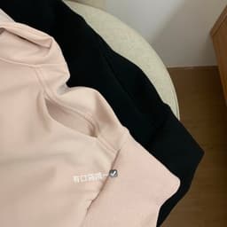 𝐄𝐍.𝐄𝐍 | Set Nỉ Nữ QC Loại 1 Áo Hoodie Khóa Kéo Có Mũ + Quần Ống Suông Form Rộng, Bộ Đồ Nữ Hàn Quốc  4