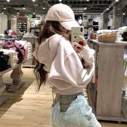 𝐄𝐍.𝐄𝐍 | Set Nỉ Nữ QC Loại 1 Áo Hoodie Khóa Kéo Có Mũ + Quần Ống Suông Form Rộng, Bộ Đồ Nữ Hàn Quốc  2