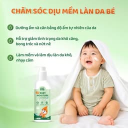 Sữa dưỡng ẩm Novopetie Baby Moisture Lotion 200g - Hỗ trợ củng cố hàng rào bảo vệ da, dưỡng ẩm cho bé 4