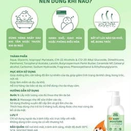 Sữa dưỡng ẩm Novopetie Baby Moisture Lotion 200g - Hỗ trợ củng cố hàng rào bảo vệ da, dưỡng ẩm cho bé 6
