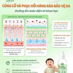 Sữa dưỡng ẩm Novopetie Baby Moisture Lotion 200g - Hỗ trợ củng cố hàng rào bảo vệ da, dưỡng ẩm cho bé 7