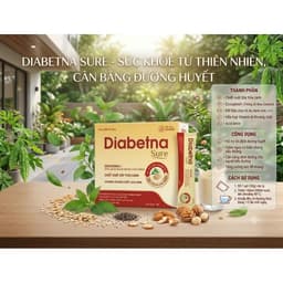 Hộp 30 gói Diabetna Sure Sữa Ổn Định Đường Huyết Cho Người Tiểu Đường 2
