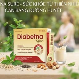 Hộp 30 gói Diabetna Sure Sữa Ổn Định Đường Huyết Cho Người Tiểu Đường 1