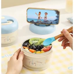 Hộp Đựng Cơm, Cháo Giữ Nhiệt Đa Năng 600ml.ĐA 3