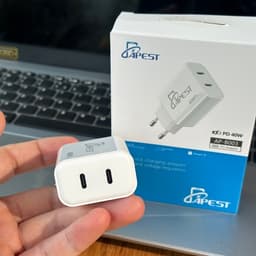 Củ Sạc Đôi 40W APEST AP-B003 Chống Quá Dòng, Quá Áp, Củ Sạc Nhanh 2 Cổng Type C Nhỏ gọn Tiện Lợi Bảo Hành 18 Tháng 3