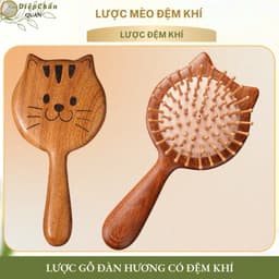 Lược Gỗ Đàn Hương Có Đệm Khí Massage Đầu Làm Mượt Tóc @All 5