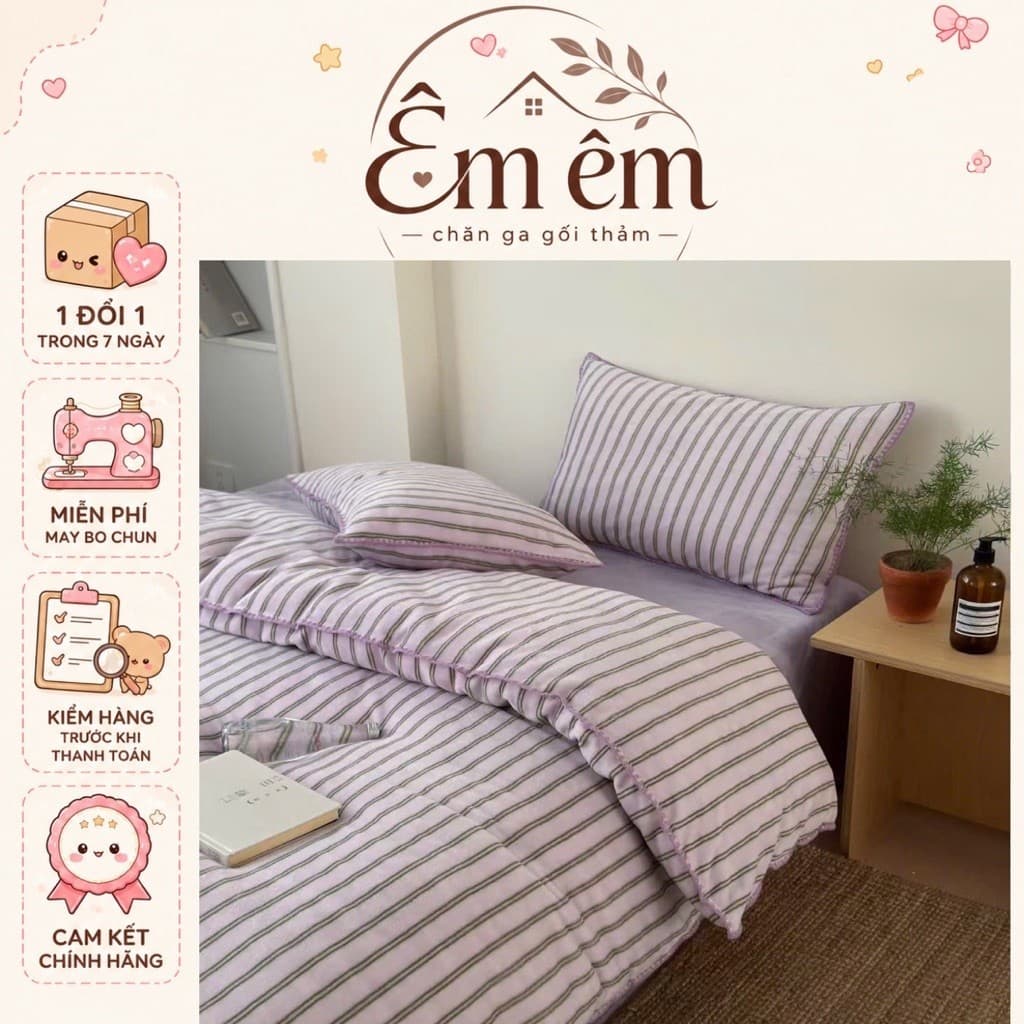 Bộ vỏ chăn ga gối nỉ nhung lông thỏ 4 món,vải nỉ nhung sữa êm mềm mịn, không kèm ruột bên trong