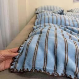 Bộ vỏ chăn ga gối nỉ nhung lông thỏ 4 món,vải nỉ nhung sữa êm mềm mịn, không kèm ruột bên trong 9