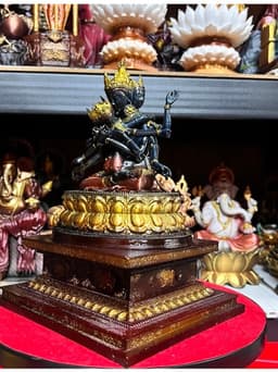 Tượng phật quan âm lục diện Tây tạng in 3D . cao 28 cm 2