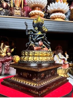 Tượng phật quan âm lục diện Tây tạng in 3D . cao 28 cm 4