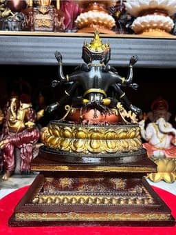 Tượng phật quan âm lục diện Tây tạng in 3D . cao 28 cm 3