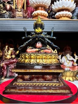 Tượng phật quan âm lục diện Tây tạng in 3D . cao 28 cm 1