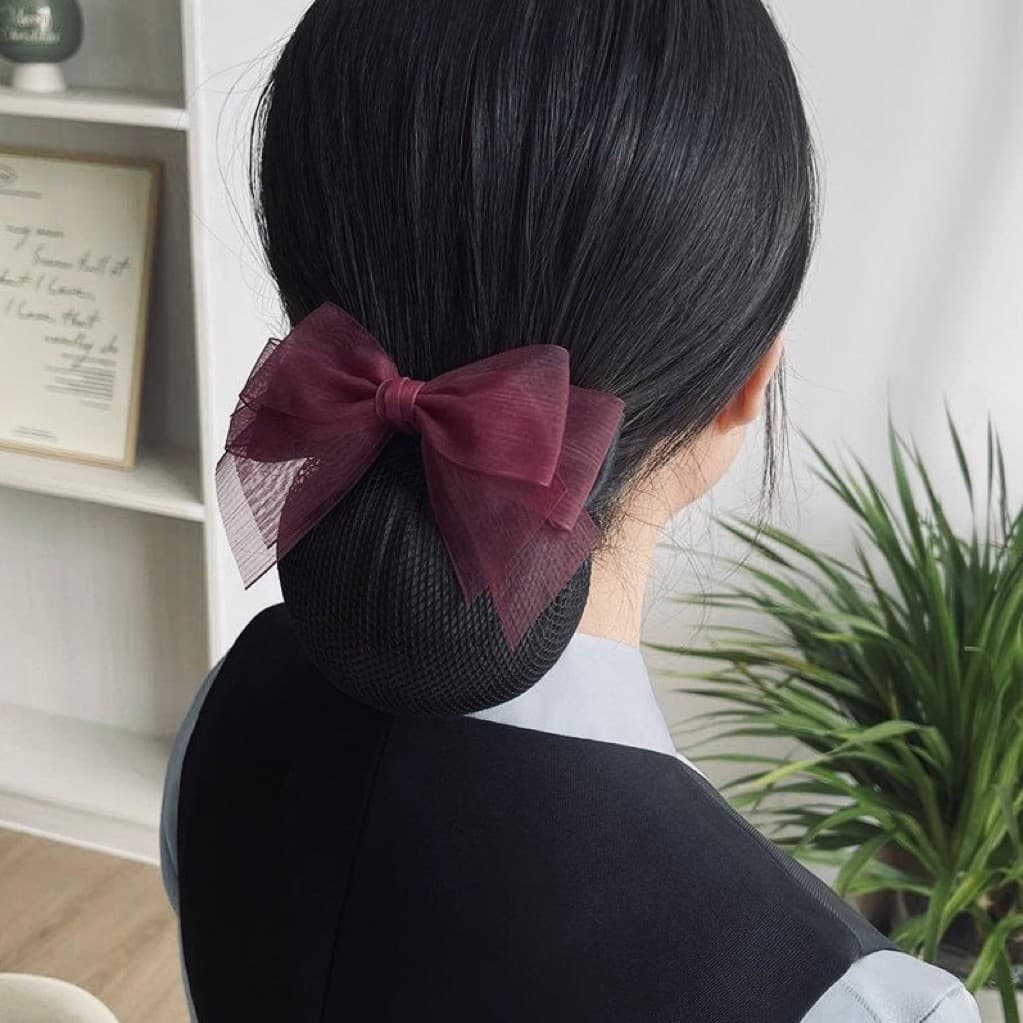 Kẹp tóc nơ văn phòng công sở DUBOCHIC 10cm đơn giản nhẹ nhàng thanh lịch