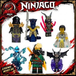 [CÓ SẴN]Tổng Hợp Nhân Vật Hot Minifigures Ninjago-Ronin Lloyd,Nya,Overlord,Crystal King,Asphera Tay Khớp,Garmadon Oni 1