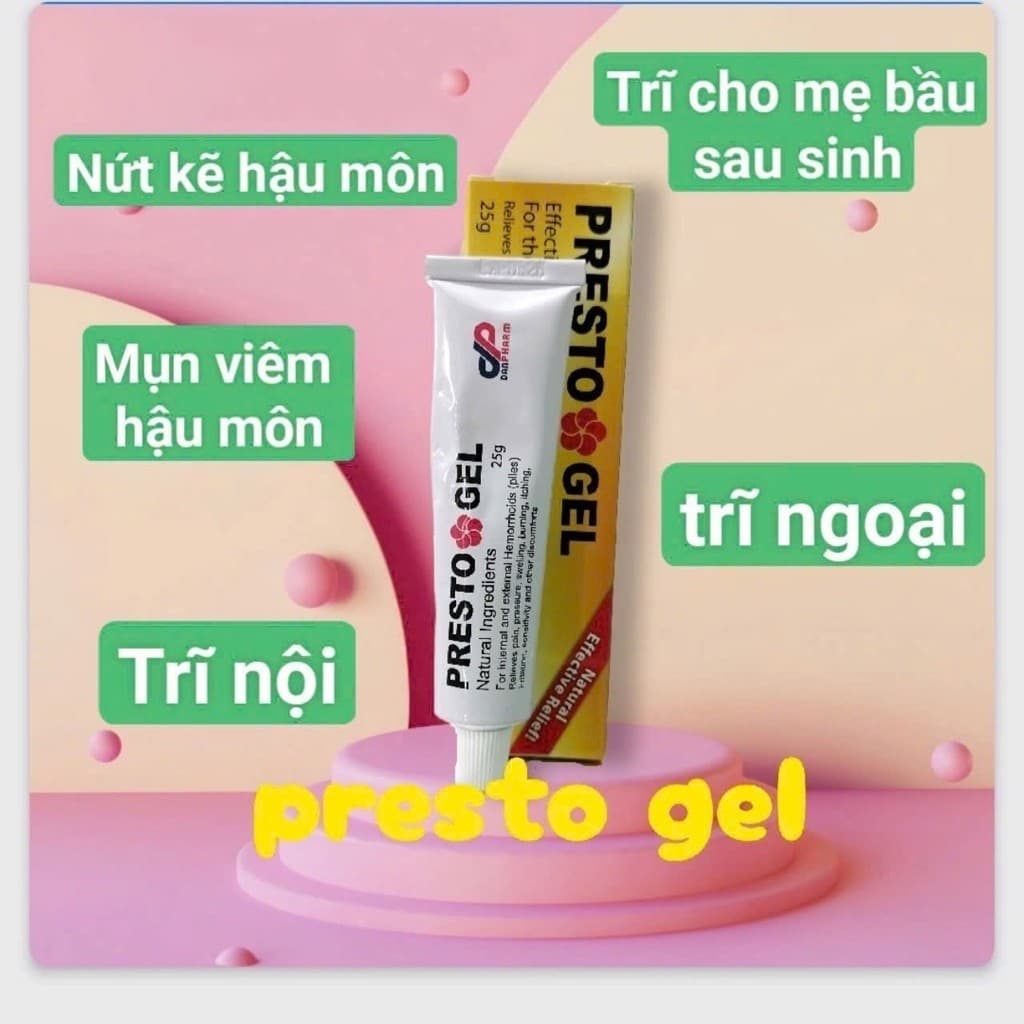 "Presto Gel: Giải Pháp Giảm Trĩ An Toàn Nhanh Chóng Dành Cho Bà Bầu" TAOTAOSHOP123