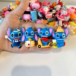 Combo 10/20 Móc Khóa Hoạt Hình 3D Silicon Cute Dễ Thương - Móc Treo Balo Cặp Sách Học Sinh Nhựa Dẻo 8