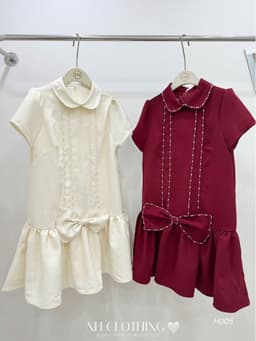 <Đầm bầu Quynhanhhouse> (NH CLOTHING) Váy tuyết mưa nơ đá H005 sm 7