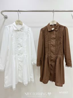 <Đầm bầu Quynhanhhouse> (NH CLOTHING) Váy thô pha ren M12003 sm 7