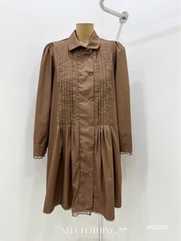 <Đầm bầu Quynhanhhouse> (NH CLOTHING) Váy thô pha ren M12003 sm 9