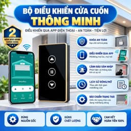 'Bộ điều khiển cửa cuốn thông minh ZiTech Pro - Giải pháp tối ưu cho ngôi nhà hiện đại' 1