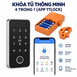 Khóa điện tử vân tay mã số thẻ từ cửa tủ thông minh điều khiển qua ứng dụng Ttlock, an toàn và tiện lợi. 7