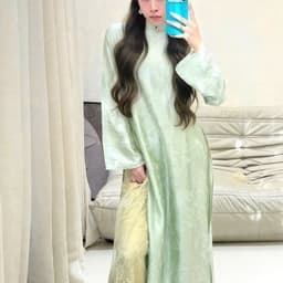 [BST 2027]_ÁO DÀI THANH SƯƠNG, Áo Dài form suông 4 tà phối ren mềm mại, chất tằm sang trọng 5